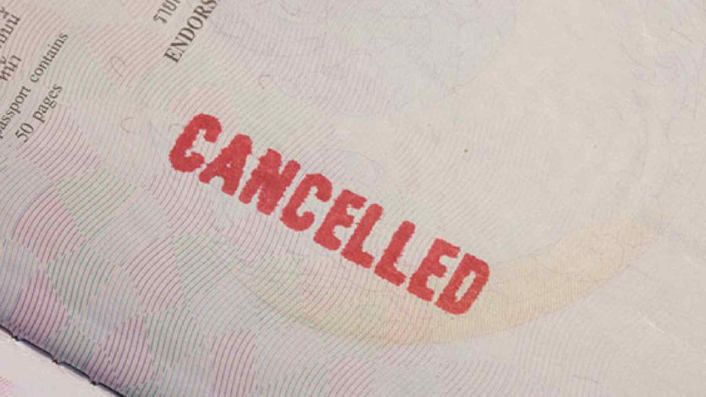 Visa Cancellation Letter